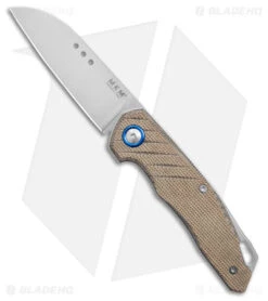 MKM Anso Root Slip Joint Knife Green Micarta (2.8" Satin) RT-GC