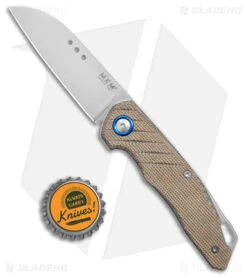 MKM Anso Root Slip Joint Knife Green Micarta (2.8" Satin) RT-GC -Blade Vault MKM Anso Root SJ Green Micarta Satin BHQ 179573 jr bottlecap