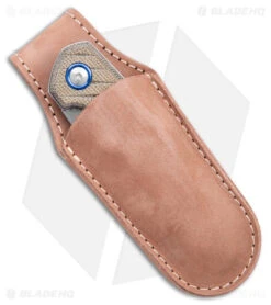 MKM Anso Root Slip Joint Knife Green Micarta (2.8" Satin) RT-GC -Blade Vault MKM Anso Root SJ Green Micarta Satin BHQ 179573 jr sheath