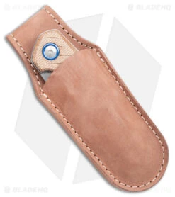 MKM Anso Root Slip Joint Knife Natural Micarta (2.8" Satin) RT-NC -Blade Vault MKM Anso Root SJ Natural Micarta Satin BHQ 179575 jr sheath