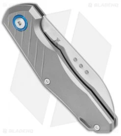 MKM Anso Root Slip Joint Knife Sandblasted Titanium (2.8" Satin) RT-T -Blade Vault MKM Anso Root SJ Sandblasted Ti Satin BHQ 111332 jr side