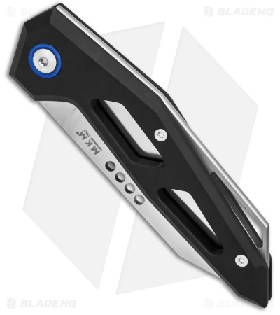 MKM Anso Edge Slip Joint Knife Black Anodized Aluminum (2.8" Satin) RT-A 2 MKM Anso Edge Slip Joint Knife Black Anodized Aluminum (2.8" Satin) RT-A - Image 2