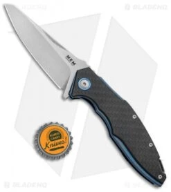 MKM Burnley Raut Liner Lock Flipper Knife Carbon Fiber (3.35" Satin) 7 MKM Burnley Raut Liner Lock Flipper Knife Carbon Fiber (3.35" Satin) -Blade Vault MKM Burnley Raut LL Flipper CF MK VP01 CB BHQ 87991 jr bottlecap