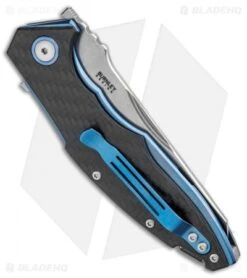 MKM Burnley Raut Liner Lock Flipper Knife Carbon Fiber (3.35" Satin) 6 MKM Burnley Raut Liner Lock Flipper Knife Carbon Fiber (3.35" Satin) -Blade Vault MKM Burnley Raut LL Flipper CF MK VP01 CB BHQ 87991 jr side