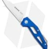 MKM Edge Slip Joint Knife Blue Aluminum (2.9" Satin)