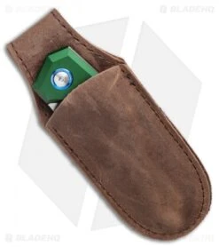 MKM Edge Slip Joint Knife Green Aluminum (2.9" Satin) -Blade Vault MKM Edge Slip Joint Knife Green Aluminum 2.87 Satin BHQ 121263 LS Sheath