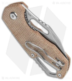 MKM Exclusive Isonzo Clip Point Liner Lock Knife Natural Micarta (2.25" SW) 6 MKM Exclusive Isonzo Clip Point Liner Lock Knife Natural Micarta (2.25" SW) -Blade Vault MKM Exclusive Isonzo CP LL Natural Micarta SW BHQ 161596 jr side