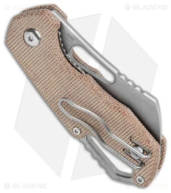 MKM Exclusive Isonzo Cleaver Liner Lock Knife Natural Micarta (2.25" Stonewash) 6 MKM Exclusive Isonzo Cleaver Liner Lock Knife Natural Micarta (2.25" Stonewash) -Blade Vault MKM Exclusive Isonzo Cleaver LL Natural Micarta BB SW BHQ 161597 jr side