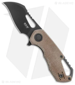 MKM Exclusive Isonzo Hawkbill Liner Lock Knife Natural Micarta (2.25" Black)