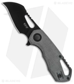 MKM Isonzo Hawkbill Liner Lock Knife Black Micarta (2.3" Black)