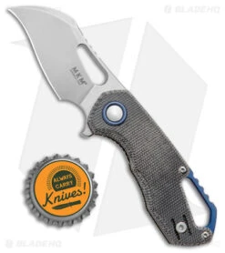 MKM Isonzo Hawkbill Liner Lock Knife Black Micarta (2.3" Stonewash) 7 MKM Isonzo Hawkbill Liner Lock Knife Black Micarta (2.3" Stonewash) -Blade Vault MKM Isonzo Hawkbill LL Black Micarta SW FX03M 1BC BHQ 175399 jr bottlecap