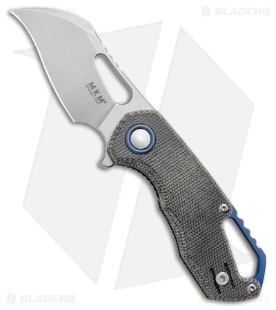 MKM Isonzo Hawkbill Liner Lock Knife Black Micarta (2.3" Stonewash) 1 MKM Isonzo Hawkbill Liner Lock Knife Black Micarta (2.3" Stonewash)