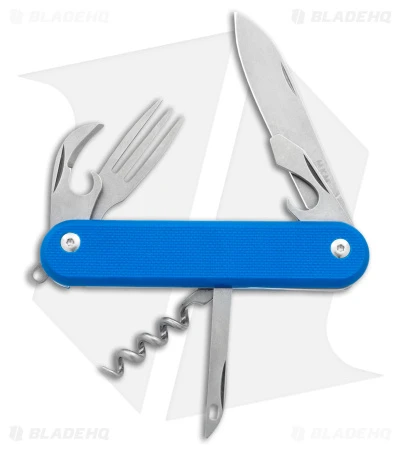 MKM Malga 6 Multi-Tool Knife Blue G10 7-in-1 MP06-GBL 1 MKM Malga 6 Multi-Tool Knife Blue G10 7-in-1 MP06-GBL