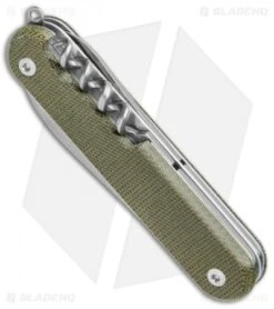 Blade Vault -Blade Vault MKM Malga 6 Multi Tool Green Micarta 7 in 1 MP06 GC BHQ 111301 jr spine