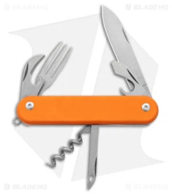 MKM Malga 6 Multi-Tool Knife Orange G10 7-in-1 MP06-GOR