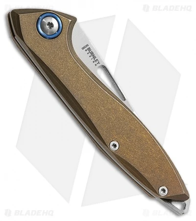MKM Cellina Slip Joint Knife Mercury Bronze Titanium (2.75" Satin M390) 2 MKM Cellina Slip Joint Knife Mercury Bronze Titanium (2.75" Satin M390) - Image 2