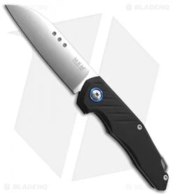 MKM Anso Root Slip Joint Knife Black Titanium (2.8" Satin)