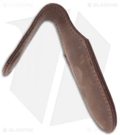 MKM Anso Root Slip Joint Knife Black Titanium (2.8" Satin) -Blade Vault MKM Maniago Knife Makers Root SJ black BHQ 117356 jr sheath side