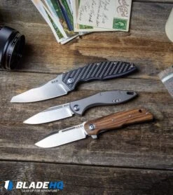 MKM Burnley Raut Liner Lock Front Flipper Knife Carbon Fiber (3.35" Satin) -Blade Vault MKM Terzuola Clap Liner Lock Knife Santos Wood Satin BHQ87985 kp wood desktop web