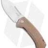 MKM Voxnaes Colvera Frame Lock Knife Bronze Ti (2.91" Stonewash)