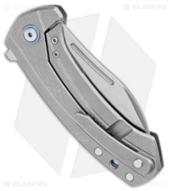 MKM Voxnaes Colvera Frame Lock Knife Gray Ti (2.91" Stonewash) -Blade Vault MKM Voxnaes Colvera FL Ti SW LS02 T BHQ 100498 jr side