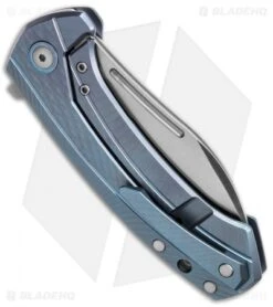 MKM Voxnaes Colvera Frame Lock Knife Blue Ti (2.91" Satin) -Blade Vault MKM Voxnaes Colvera Frame Lock Knife Blue Ti Satin BHQ 137455 td spine