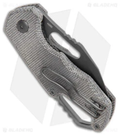 MKM Voxnaes Isonzo Clip Point Liner Lock Knife Black Micarta (2.25" Black) 6 MKM Voxnaes Isonzo Clip Point Liner Lock Knife Black Micarta (2.25" Black) -Blade Vault MKM Voxnaes Isonzo CP LL Black MIcarta Black BHQ 175400 jr side