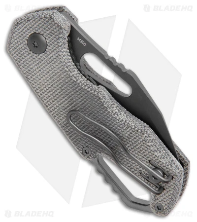 MKM Voxnaes Isonzo Clip Point Liner Lock Knife Black Micarta (2.25" Black) 3 MKM Voxnaes Isonzo Clip Point Liner Lock Knife Black Micarta (2.25" Black) - Image 3