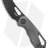 MKM Voxnaes Isonzo Cleaver Liner Lock Knife Black Micarta (2.25" Black)