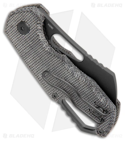 MKM Voxnaes Isonzo Cleaver Liner Lock Knife Black Micarta (2.25" Black) 3 MKM Voxnaes Isonzo Cleaver Liner Lock Knife Black Micarta (2.25" Black) - Image 3