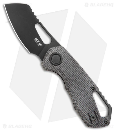 MKM Voxnaes Isonzo Cleaver Liner Lock Knife Black Micarta (2.25" Black) 1 MKM Voxnaes Isonzo Cleaver Liner Lock Knife Black Micarta (2.25" Black)