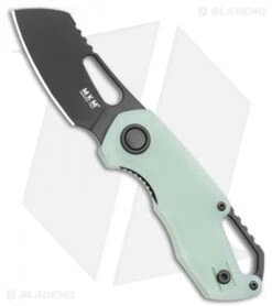 MKM Voxnaes Isonzo Sheepsfoot Liner Lock Knife Natural G-10 (2.25" Black)