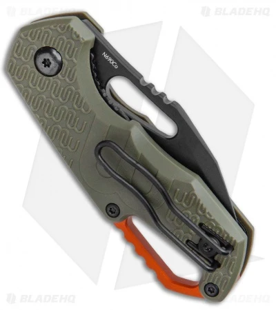 MKM Voxnaes Isonzo Clip Point Liner Lock Knife Green FRN (2.25" Black) 3 MKM Voxnaes Isonzo Clip Point Liner Lock Knife Green FRN (2.25" Black) - Image 3