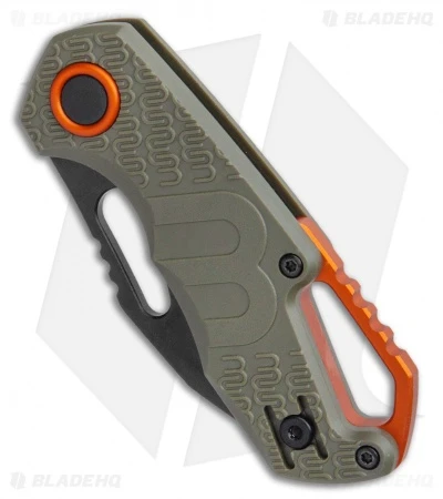 MKM Voxnaes Isonzo Clip Point Liner Lock Knife Green FRN (2.25" Black) 2 MKM Voxnaes Isonzo Clip Point Liner Lock Knife Green FRN (2.25" Black) - Image 2