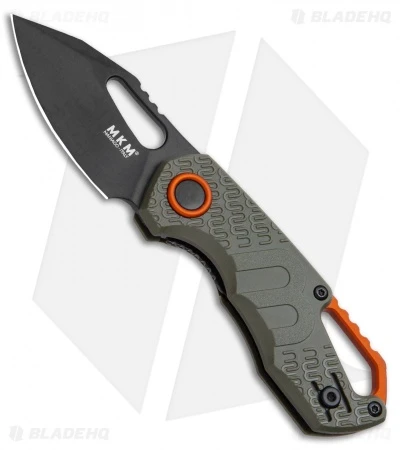 MKM Voxnaes Isonzo Clip Point Liner Lock Knife Green FRN (2.25" Black) 1 MKM Voxnaes Isonzo Clip Point Liner Lock Knife Green FRN (2.25" Black)