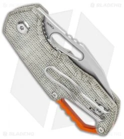 MKM Voxnaes Isonzo Clip Point Liner Lock Knife Green Micarta (2.3" Stonewash) -Blade Vault MKM Voxnaes Isonzo Clip Point Liner Lock Knife Green Micarta 2.3in Stonewash FX03 3GC BHQ 113968 LS Side