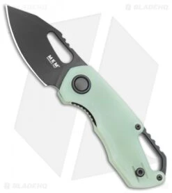 MKM Voxnaes Isonzo Clip Point Liner Lock Knife Natural G-10 (2.25" Black)