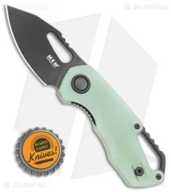 MKM Voxnaes Isonzo Clip Point Liner Lock Knife Natural G-10 (2.25" Black) -Blade Vault MKM Voxnaes Isonzo Clip Point Liner Lock Knife Natural G10 2.25in Black FX03 3GN BHQ 113975 LS Bottlecap