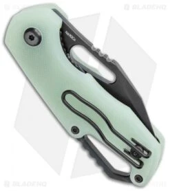 MKM Voxnaes Isonzo Clip Point Liner Lock Knife Natural G-10 (2.25" Black) -Blade Vault MKM Voxnaes Isonzo Clip Point Liner Lock Knife Natural G10 2.25in Black FX03 3GN BHQ 113975 LS Side