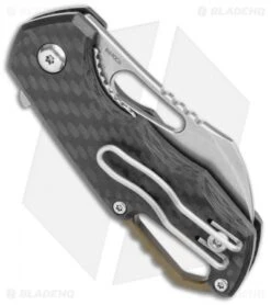 MKM Voxnaes Isonzo Hawkbill Liner Lock Knife Carbon Fiber (2.25" Stonewash) -Blade Vault MKM Voxnaes Isonzo Hawkbill Liner Lock Knife Carbon Fiber 2.25in Stonewash FX03 1C BHQ 113969 LS Side