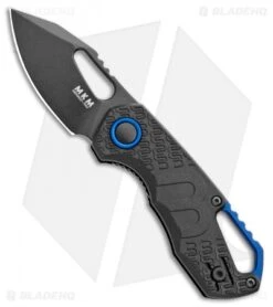 MKM Voxnaes Isonzo Clip Point Liner Lock Knife Black FRN (2.25" Black)