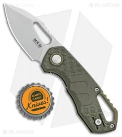 MKM Voxnaes Isonzo Clip Point Liner Lock Knife Green FRN (2.25" Stonewash) 8 MKM Voxnaes Isonzo Clip Point Liner Lock Knife Green FRN (2.25" Stonewash) -Blade Vault MKM Voxnaes Isonzo LL Green FRN SW BHQ 100470 jr bottlecap
