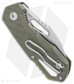 MKM Voxnaes Isonzo Clip Point Liner Lock Knife Green FRN (2.25" Stonewash) 7 MKM Voxnaes Isonzo Clip Point Liner Lock Knife Green FRN (2.25" Stonewash) -Blade Vault MKM Voxnaes Isonzo LL Green FRN SW BHQ 100470 jr side