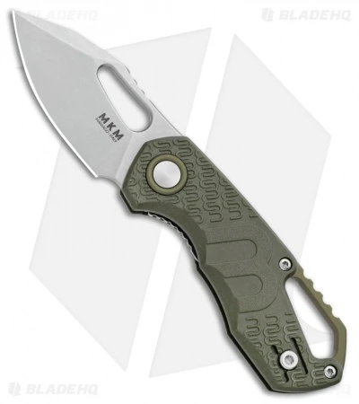 MKM Voxnaes Isonzo Clip Point Liner Lock Knife Green FRN (2.25" Stonewash) 1 MKM Voxnaes Isonzo Clip Point Liner Lock Knife Green FRN (2.25" Stonewash)