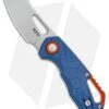 MKM Voxnaes Isonzo Sheepsfoot Liner Lock Knife Blue FRN (2.25" Stonewash)