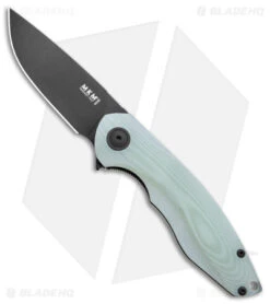 MKM Exclusive Voxnaes Timavo Liner Lock Knife Natural G-10 (2.87" Black)