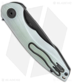 MKM Exclusive Voxnaes Timavo Liner Lock Knife Natural G-10 (2.87" Black) -Blade Vault MKM Voxnaes Timavo LL Natural G 10 Black PVD BHQ 141498 jr side