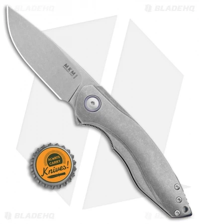 MKM Voxnaes Timavo Liner Lock Knife Tumbled Ti (2.87" Stonewash) 4 MKM Voxnaes Timavo Liner Lock Knife Tumbled Ti (2.87" Stonewash) - Image 4