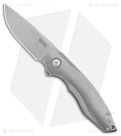 MKM Voxnaes Timavo Liner Lock Knife Tumbled Ti (2.87" Stonewash) 1 MKM Voxnaes Timavo Liner Lock Knife Tumbled Ti (2.87" Stonewash)