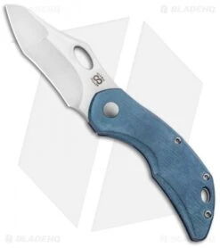 Olamic Cutlery Busker Gusto Frame Lock Knife Kinetic Sky Ti (2.5" Satin) 104G